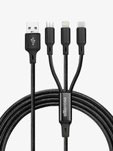 Load image into Gallery viewer, 3-in-1 Charging Cable 10 ft