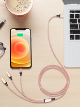 Load image into Gallery viewer, 3-in-1 Charging Cable 10 ft
