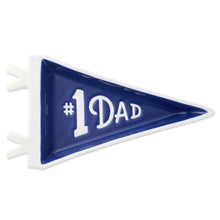 Load image into Gallery viewer, Hallmark #1 Dad Pennant-Shaped Trinket Tray