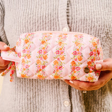 Load image into Gallery viewer, The Darling Effect Cosmetic Pouch Bag-Petal Parade Pink