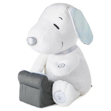 Load image into Gallery viewer, Hallmark Peanuts® 75th Anniversary Snoopy With Typewriter Musical Plush With Motion, 10"