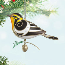 Load image into Gallery viewer, Hallmark Keepsake The Beauty of Birds Blackburnian Warbler Ornament
