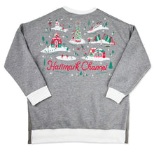 Load image into Gallery viewer, Hallmark Channel Comfy Cozy Merry Gray Sweatshirt