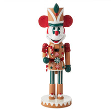 Load image into Gallery viewer, Hallmark Disney Mickey Mouse Gingerbread Nutcracker Figurine, 13.5"