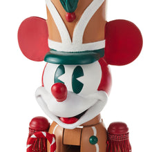Load image into Gallery viewer, Hallmark Disney Mickey Mouse Gingerbread Nutcracker Figurine, 13.5"