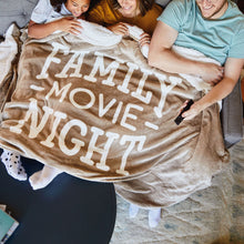 Load image into Gallery viewer, Hallmark Family Movie Night Oversized Blanket, 60x80