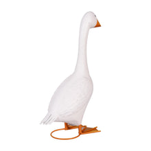 Load image into Gallery viewer, Giddy the Porch Goose Statue, Metal, 21"H