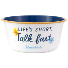 Load image into Gallery viewer, Hallmark Gilmore Girls Life's Short, Talk Fast Popcorn Bowl