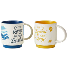 Load image into Gallery viewer, Hallmark Gilmore Girls Lorelai and Rory Stacking Mugs, Set of 2