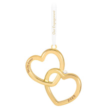 Load image into Gallery viewer, Hallmark Keepsake Our Engagement 2025 Metal Ornament