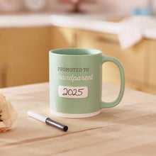 Load image into Gallery viewer, Hallmark Promoted to Grandparent Personalizable Mug With Marker, 13.5 oz.