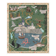 Load image into Gallery viewer, Hallmark Harry Potter™ Map Throw Blanket, 50x60