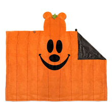 Load image into Gallery viewer, Hallmark Disney Mickey Mouse Jack-o'-Lantern Oversized Hooded Blanket, 70x50