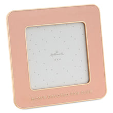 Load image into Gallery viewer, Hallmark Mom's Fan Club Coral Enamel Picture Frame, 4x4