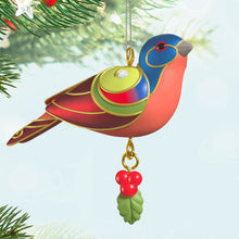 Load image into Gallery viewer, Hallmark Keepsake Mini Painted Bunting Ornament, 0.75"