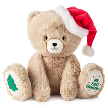 Load image into Gallery viewer, Hallmark My First Christmas Teddy Bear Plush, 10"
