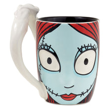 Load image into Gallery viewer, Disney Tim Burton's The Nightmare Before Christmas Jack and Sally Sculpted Mug, 15 oz.