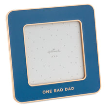 Load image into Gallery viewer, Hallmark One Rad Dad Blue Enamel Picture Frame, 4x4