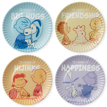 Load image into Gallery viewer, Hallmark Peanuts® 75th Anniversary Appetizer Plate Set
