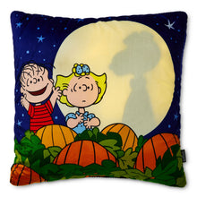 Load image into Gallery viewer, Peanuts® Peanuts® Great Pumpkin 60th Anniversary Throw Pillow With Light, 16x16