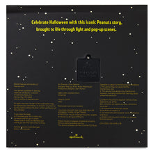 Load image into Gallery viewer, Hallmark Peanuts® It's the Great Pumpkin, Charlie Brown Lighted Pop-Up Book