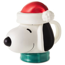 Load image into Gallery viewer, Hallmark Peanuts® Santa Snoopy Musical Sculpted Mug, 23 oz.