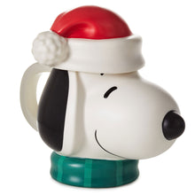 Load image into Gallery viewer, Hallmark Peanuts® Santa Snoopy Musical Sculpted Mug, 23 oz.