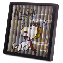 Load image into Gallery viewer, Hallmark Peanuts® Flying Ace Snoopy Dual-Image Framed Artwork, 10x10
