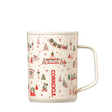 Load image into Gallery viewer, Hallmark + Disney Holiday Ever After Corkcicle Stainless Steel Mug, 16 oz.