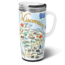 Load image into Gallery viewer, Swig Wisconsin 22oz Travel Mug