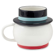 Load image into Gallery viewer, Hallmark Smiling Snowman Holiday Sculpted Mug, 20.5 oz.