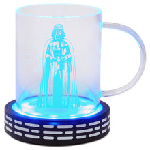 Load image into Gallery viewer, Hallmark Star Wars™ Darth Vader™ Holographic Light-Up Mug With Base, 13 oz.