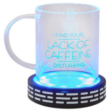 Load image into Gallery viewer, Hallmark Star Wars™ Darth Vader™ Holographic Light-Up Mug With Base, 13 oz.