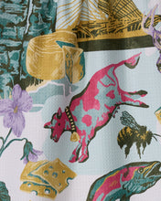 Load image into Gallery viewer, Geometry Greetings From Wisconsin Tea Towel