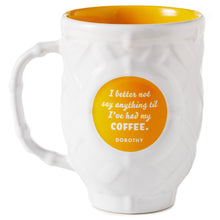Load image into Gallery viewer, Hallmark The Golden Girls Dorothy Zbornak Sculpted Mug, 14.5 oz.