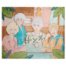 Load image into Gallery viewer, Hallmark The Golden Girls at the Kitchen Table Throw Blanket, 50x60