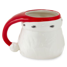 Load image into Gallery viewer, Hallmark Winking Santa Holiday Sculpted Mug, 23.5 oz.