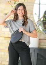 Load image into Gallery viewer, Kedzie Terrace Woven Crossbody - Black