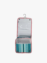 Load image into Gallery viewer, Jen & Co. Mary Grace Cotton Toiletry Bag