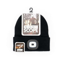 Load image into Gallery viewer, Night Scope hat with rechargeable LED light - solids