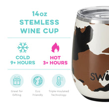 Load image into Gallery viewer, Swig Hayride Stemless Wine Cup (14oz)