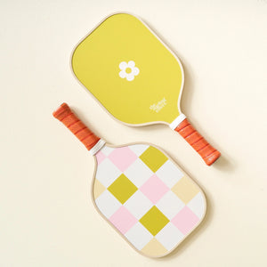 The Darling Effect Pickleball Paddle - Green Checkers