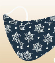 Load image into Gallery viewer, KIDS Reusable Two-Layer Face Mask - Snow Flake
