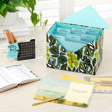 Load image into Gallery viewer, Hallmark Premium Assorted Handmade All-Occasion Cards in Leaf Print Organizer, Box of 24