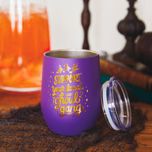 Load image into Gallery viewer, Hallmark Disney Hocus Pocus Ghoul Gang Stainless Steel Stemless Glass, 11 oz.