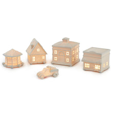 Load image into Gallery viewer, Hallmark Channel Musical Christmas Village With Light, Set of 5