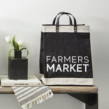 Load image into Gallery viewer, Santa Barbara Black Market Tote - Farmer's Market