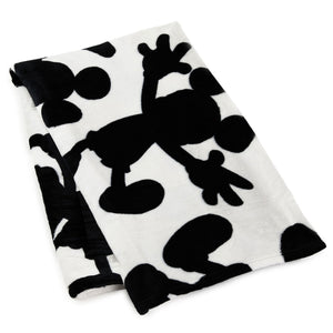 Hallmark Disney Mickey Mouse Silhouettes Throw Blanket, 50x60