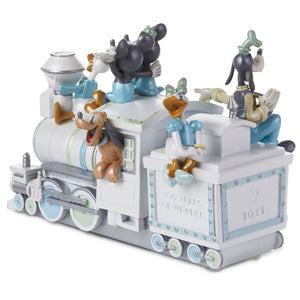 Hallmark Disney 100 Years of Wonder Mickey and Friends Train Special Edition 2023 Figurine With Light and Sound, 5.63"