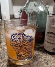 Load image into Gallery viewer, Wisconsin State Parks Map Rocks Glass 13.5oz